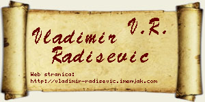 Vladimir Radišević vizit kartica